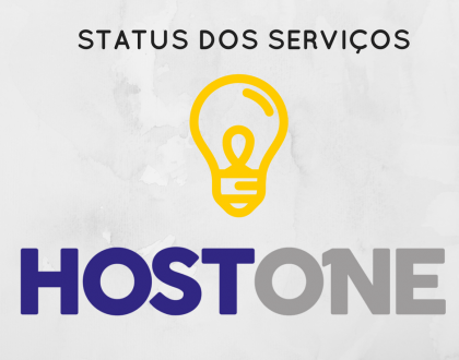 Painel de Status dos serviços Host One